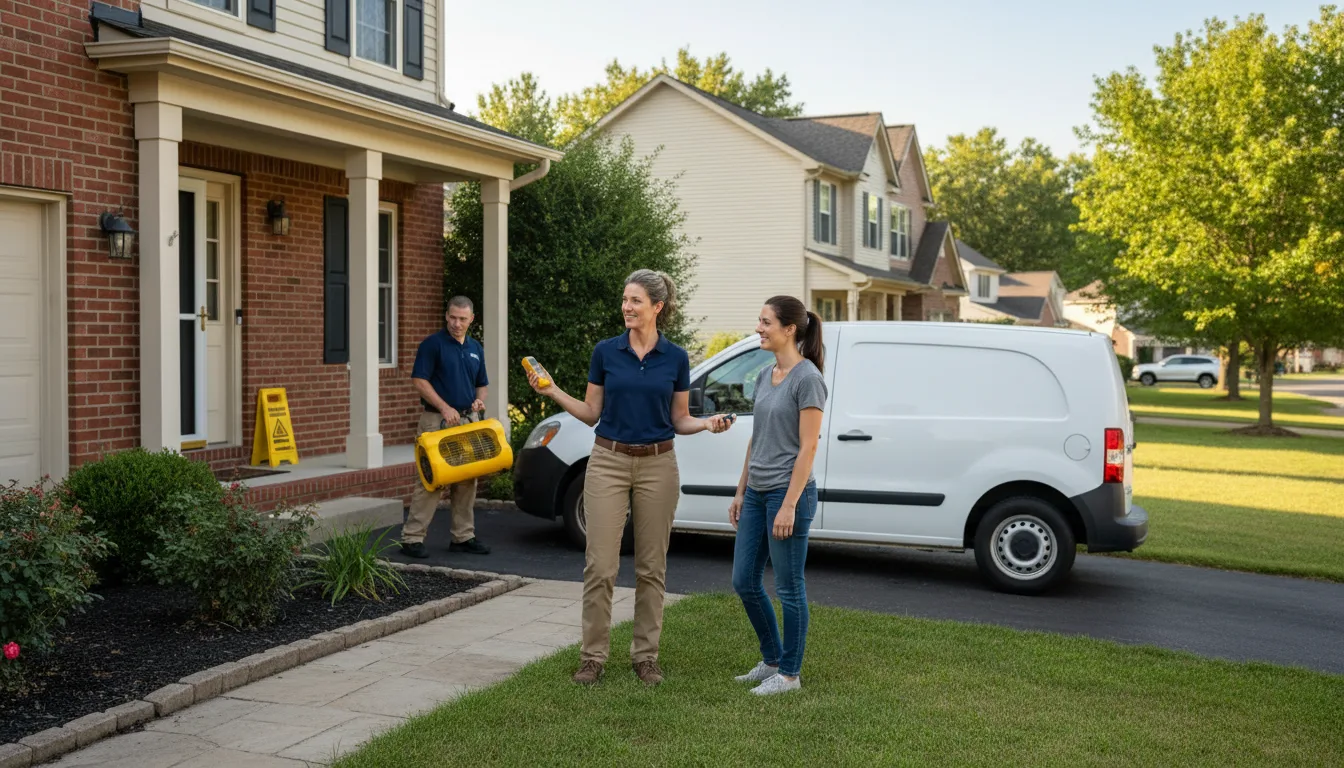 Water restoration image for Flood Water Cleanup, Removal And Restoration Services in Whittemore, MI